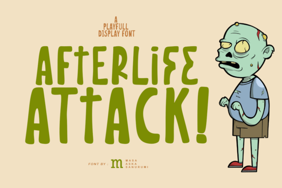 Afterlife Attack Font for Branding Projects