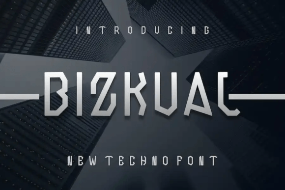 Bizkual Display Font Review for Design Projects