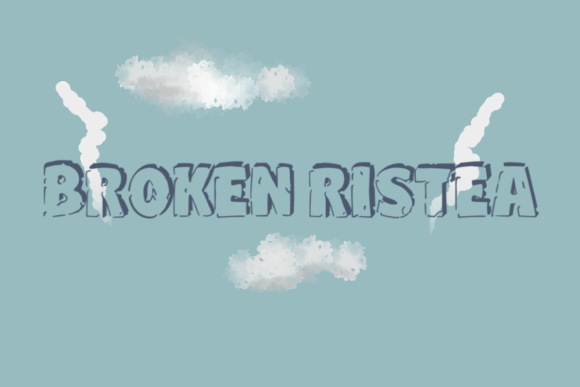 Broken Ristea: A Bold Font for Business Branding