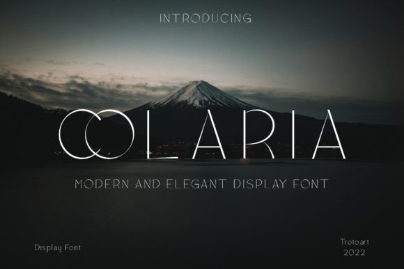 Colaria: A Modern Display Font for Bold Branding
