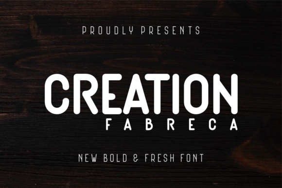 Creation Fabreca: A Bold Display Font for Editorial Projects