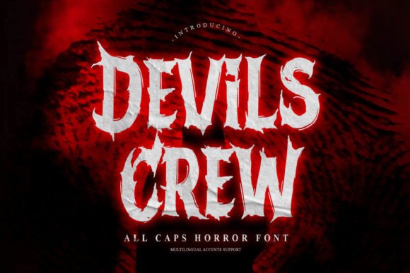 Devils Crew: A Bold Font for Handmade Creations