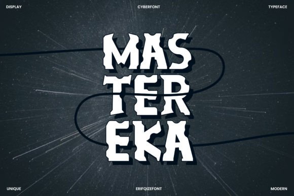 Discover Mastereka: A Bold Display Font for Branding Projects