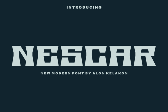 Discover Nescar: A Display Font That Elevates Branding