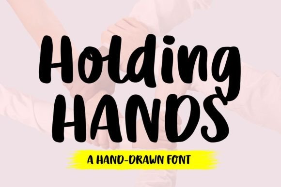 Elevate Your Brand with the Holding Hands Font