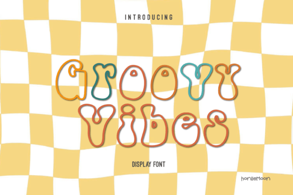 Groovy Vibes: A Playful Display Font for Digital Design