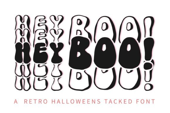 Hey Boo Font Review for Spooky Branding Projects