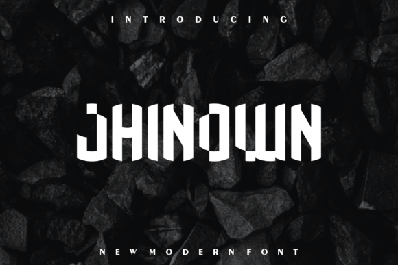 Jhinown Display Font for Handmade Creations