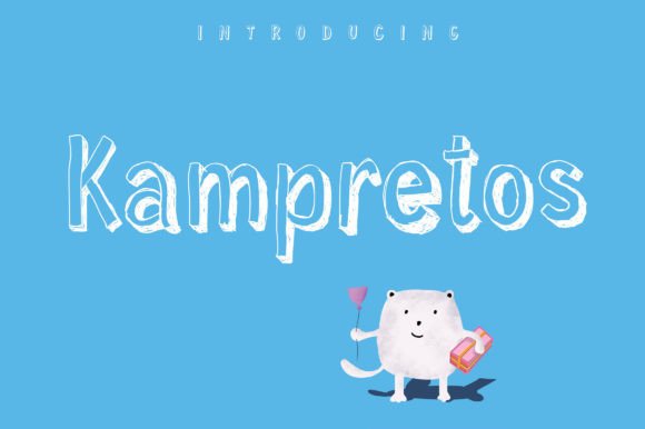 Kampretos: A Playful Display Font for Editorial Design