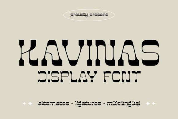 Kavinas: A Display Font That Elevates Branding