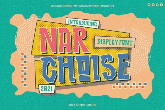 Narchoise: A Modern Font for Professional Branding