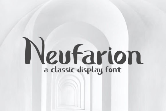 Neufarion: A Bold Display Font for Impactful Branding