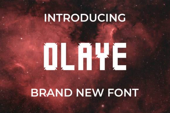 Olaye Font: A Whimsical Display Typeface for Creative Branding