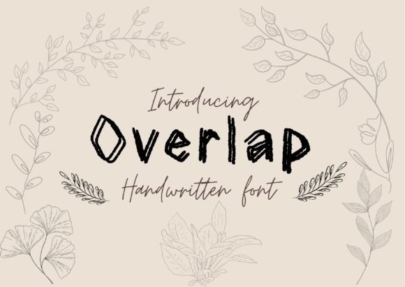 Overlap: A Hand-Carved Display Font for Editorial Elegance
