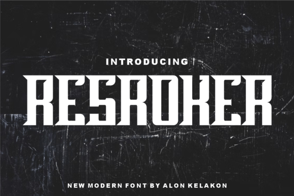 Resroker: A Display Font That Elevates Campaign Creativity