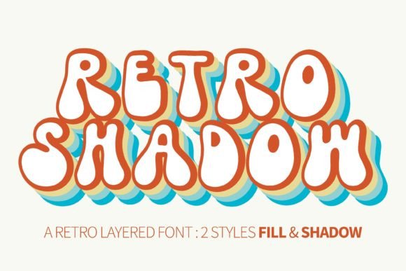 Retro Shadow: A Groovy Display Font for Web Design
