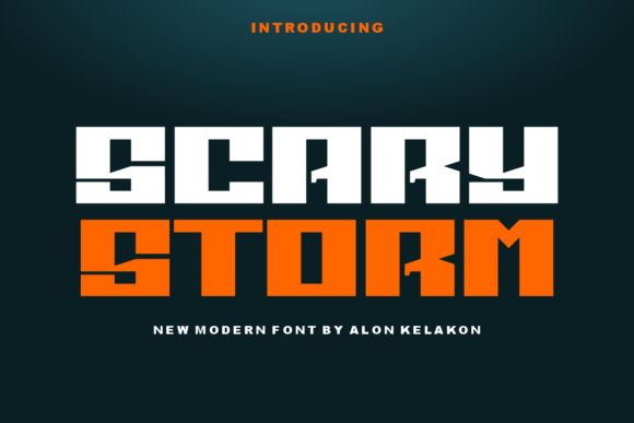 Scary Storm Font for Modern Web Design