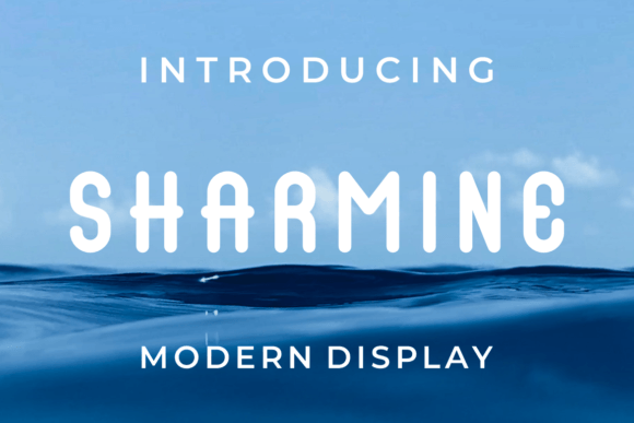 Sharmine: A Stylish Display Font for Handmade Creations