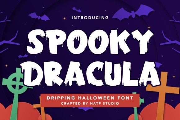Spooky Dracula Font for Halloween and Horror Designs