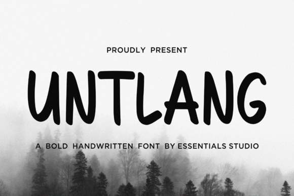 Untlang: A Bold Display Font for Branding Projects