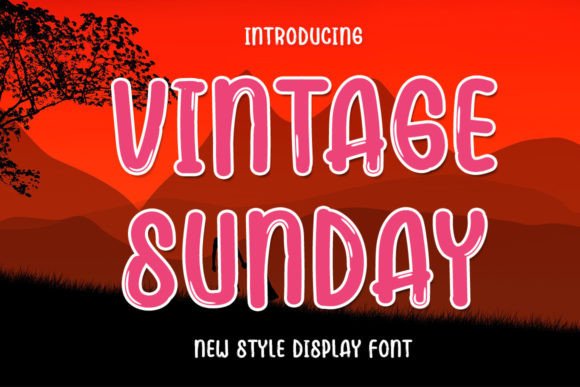 Vintage Sunday: A Timeless Font for Modern Branding