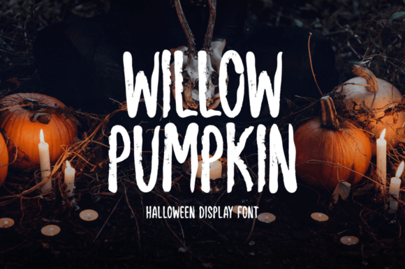 Willow Pumpkin: A Spooky Display Font for Creative Projects