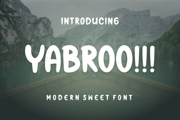 Yabroo: A Bold Display Font for Handmade Creations